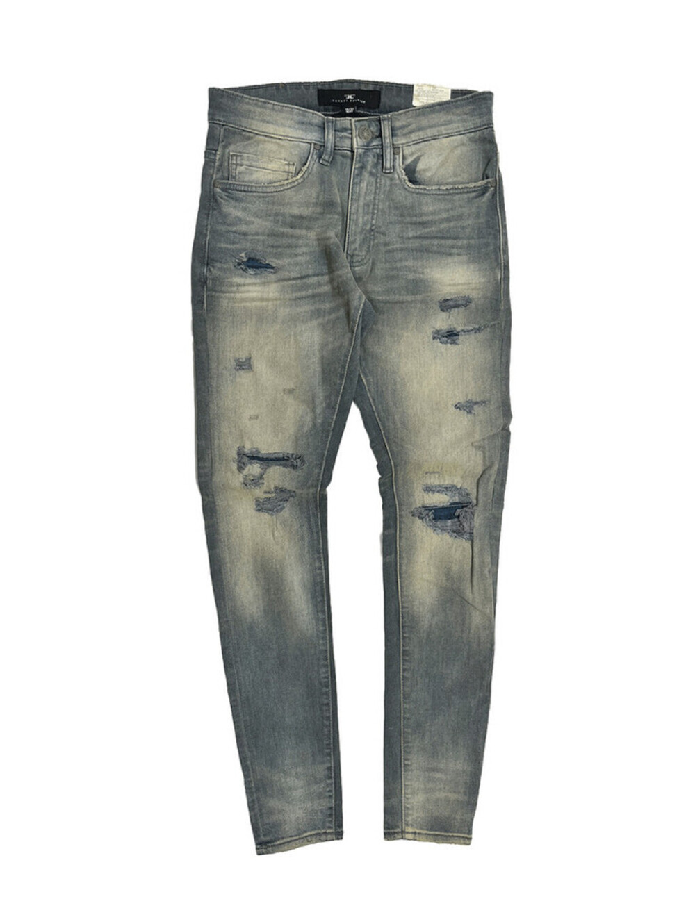 Jordan Craig Ross Fit High Contrast Wash Skinny Jeans Smoke Haze Size 30